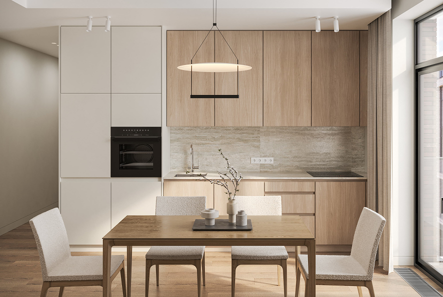 Кухня в премиальной отделке Modern Light