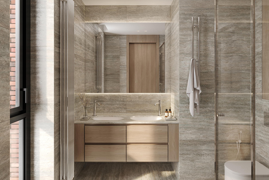 Ванные комнаты в премиальной отделке Modern Light