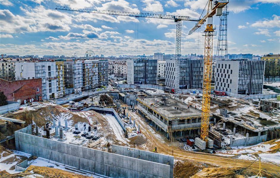 Ход строительства Квартал DEPO февраль 2024