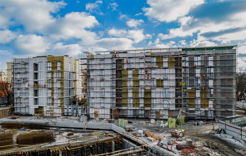 Ход строительства Квартал DEPO февраль 2024